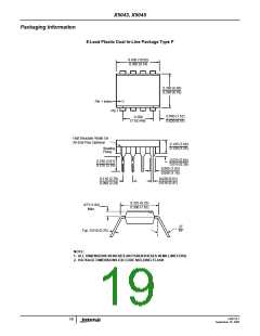 浏览型号X5043的Datasheet PDF文件第19页