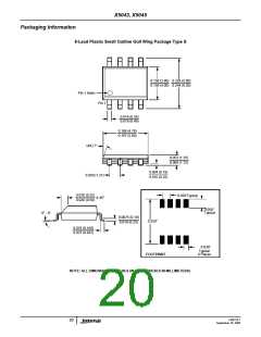 浏览型号X5043的Datasheet PDF文件第20页