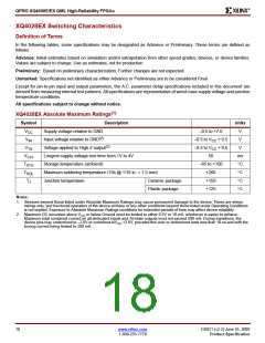 浏览型号XQ4013E-3BG191N的Datasheet PDF文件第18页