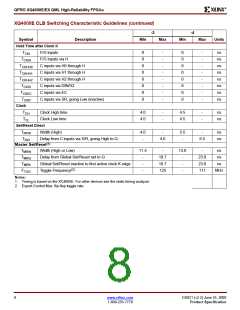 浏览型号XQ4013E-3BG191N的Datasheet PDF文件第8页