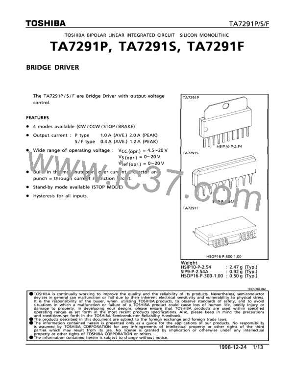 TA7291P图片预览