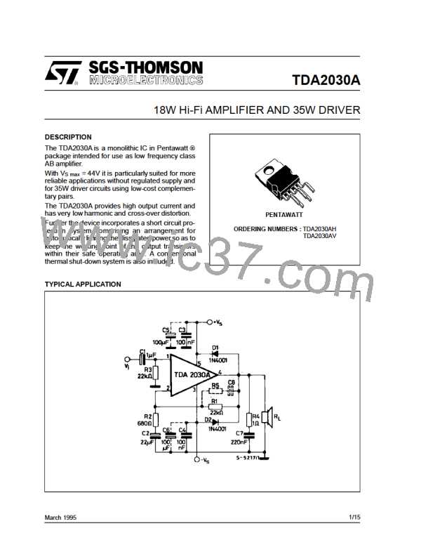 TDA2030A图片预览