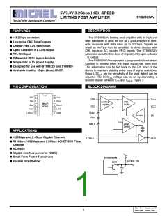 浏览型号SY88993AV的Datasheet PDF文件第1页