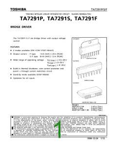 浏览型号TA7291P的Datasheet PDF文件第1页