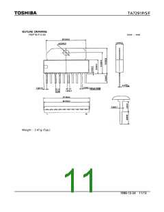 浏览型号TA7291P的Datasheet PDF文件第11页