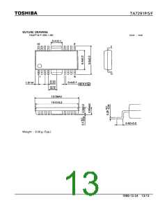 浏览型号TA7291P的Datasheet PDF文件第13页