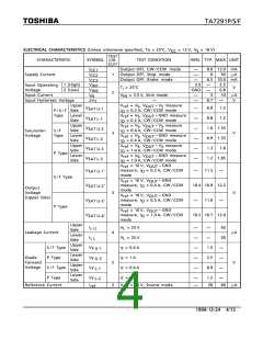 浏览型号TA7291P的Datasheet PDF文件第4页