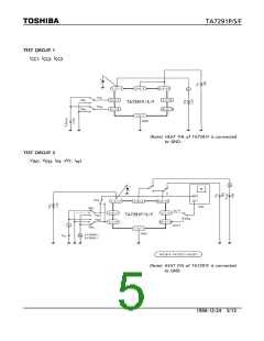 浏览型号TA7291P的Datasheet PDF文件第5页