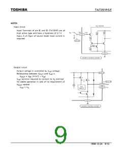 浏览型号TA7291P的Datasheet PDF文件第9页