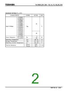 浏览型号TA7809S的Datasheet PDF文件第2页