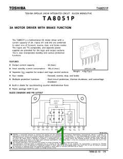 浏览型号TA8051P的Datasheet PDF文件第1页