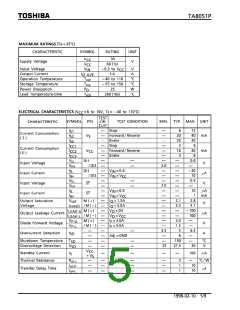浏览型号TA8051P的Datasheet PDF文件第5页