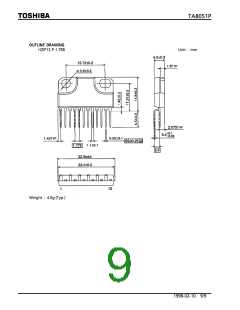 浏览型号TA8051P的Datasheet PDF文件第9页