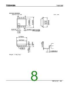 浏览型号TA8158F的Datasheet PDF文件第8页