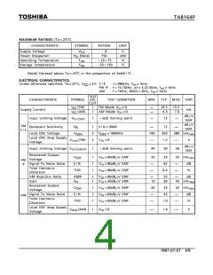 浏览型号TA8164P的Datasheet PDF文件第4页