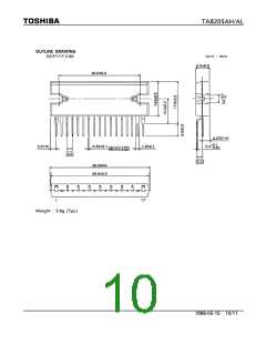 浏览型号TA8201的Datasheet PDF文件第10页