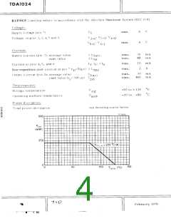 浏览型号TDA1024的Datasheet PDF文件第4页