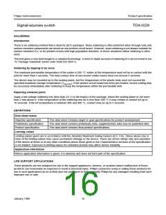 浏览型号TDA1029的Datasheet PDF文件第16页