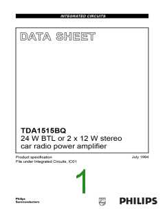 浏览型号TDA1515的Datasheet PDF文件第1页
