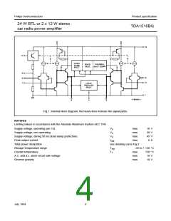 浏览型号TDA1515的Datasheet PDF文件第4页