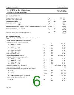 浏览型号TDA1515的Datasheet PDF文件第6页
