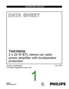 浏览型号TDA1553Q的Datasheet PDF文件第1页