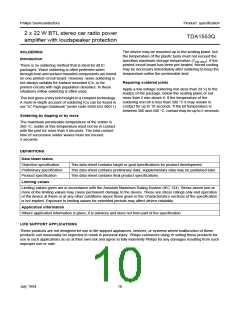 浏览型号TDA1553Q的Datasheet PDF文件第10页