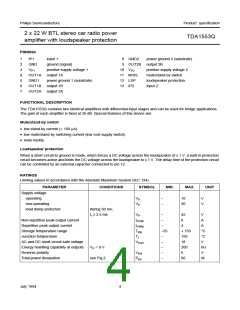 浏览型号TDA1553Q的Datasheet PDF文件第4页