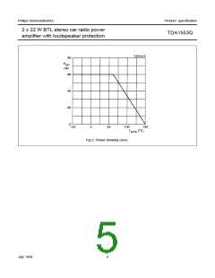 浏览型号TDA1553Q的Datasheet PDF文件第5页