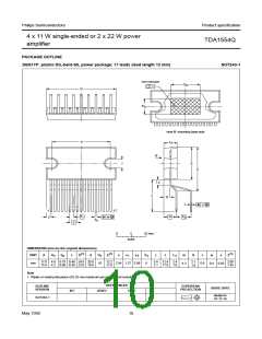 浏览型号TDA1554Q的Datasheet PDF文件第10页