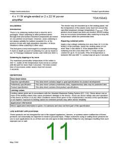 浏览型号TDA1554Q的Datasheet PDF文件第11页