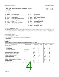 浏览型号TDA1554Q的Datasheet PDF文件第4页