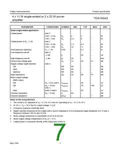 浏览型号TDA1554Q的Datasheet PDF文件第7页
