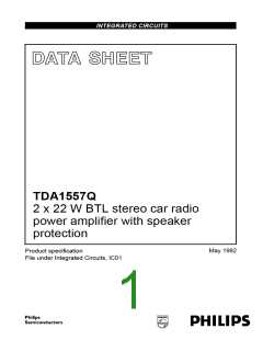 浏览型号TDA1557Q的Datasheet PDF文件第1页
