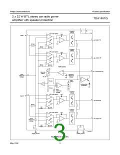 浏览型号TDA1557Q的Datasheet PDF文件第3页