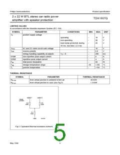 浏览型号TDA1557Q的Datasheet PDF文件第5页