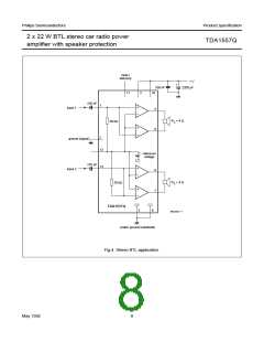 浏览型号TDA1557Q的Datasheet PDF文件第8页