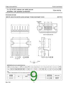 浏览型号TDA1557Q的Datasheet PDF文件第9页