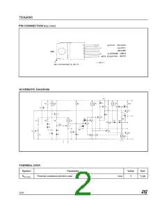 浏览型号TDA2003V的Datasheet PDF文件第2页