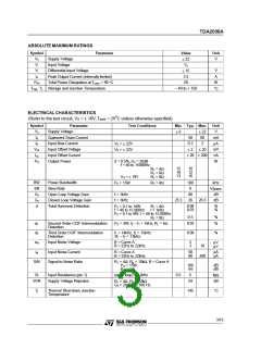 浏览型号TDA2030A的Datasheet PDF文件第3页