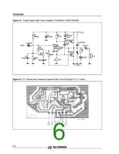 浏览型号TDA2030A的Datasheet PDF文件第6页