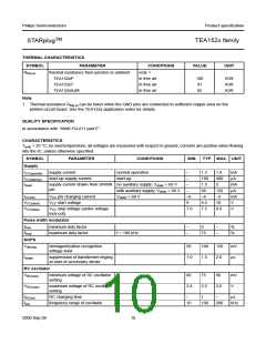 浏览型号TEA1521P的Datasheet PDF文件第10页