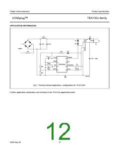 浏览型号TEA1523的Datasheet PDF文件第12页