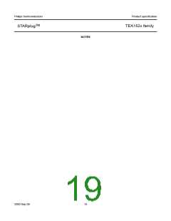 浏览型号TEA1523的Datasheet PDF文件第19页