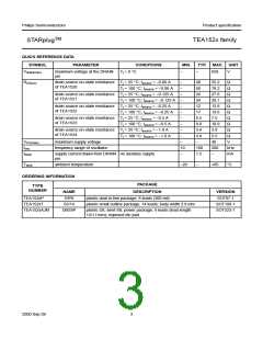 浏览型号TEA1523P的Datasheet PDF文件第3页