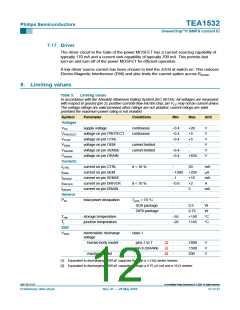 浏览型号TEA1532的Datasheet PDF文件第12页