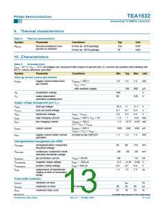浏览型号TEA1532的Datasheet PDF文件第13页