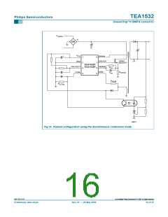 浏览型号TEA1532的Datasheet PDF文件第16页
