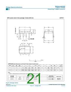 浏览型号TEA1532的Datasheet PDF文件第21页