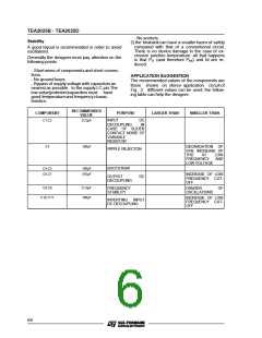 浏览型号TEA2025B的Datasheet PDF文件第6页